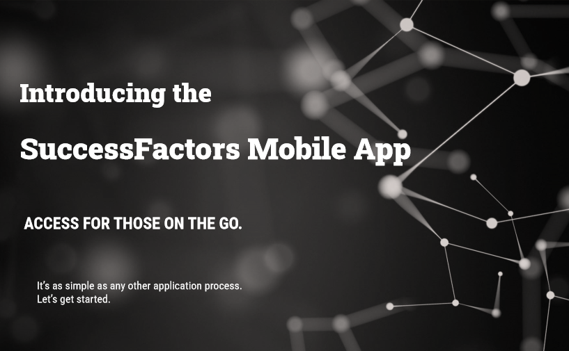 SuccessFactors Mobile App Video